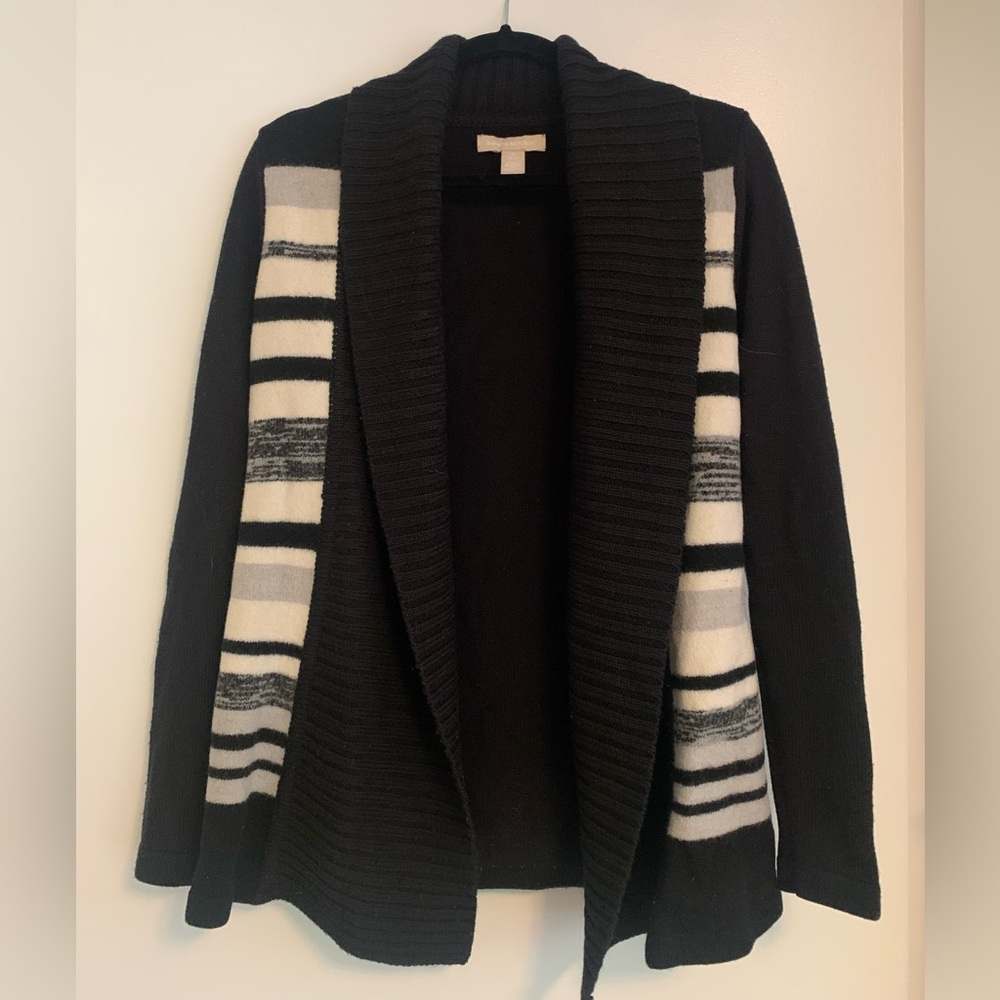 Banana Republic wool open sweater, size small